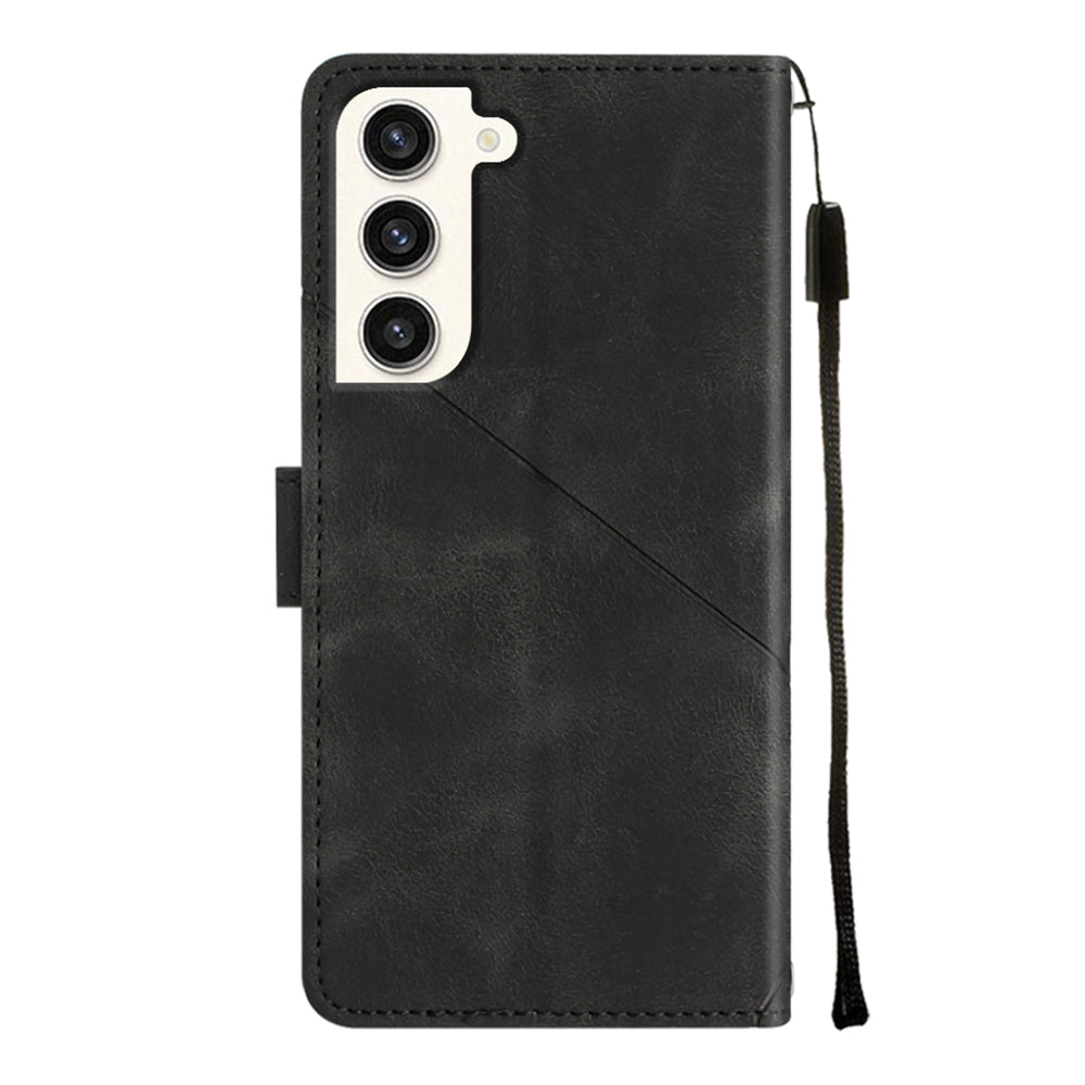 PT005 Skin-friendly Phone Case For Samsung Galaxy S23 YB Imprinting Series-6 Leather Stand Wallet Protective Phone Cover PT005 Skin-friendly Phone Case For Samsung Galaxy S23 YB Imprinting Series-6 Leather Stand Wallet Protective Phone Cover